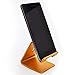 Produktbild AXELENS Handy Halterung Tablet Smartphone Ständer - Handyhalterung - Metall Halter - Handy Halter Zubehör - Schreibtisch - Gold/Orange