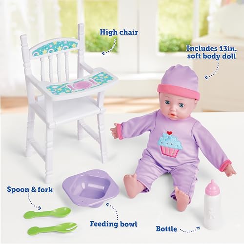 Juego de Alimentación Muñeca Suave Kidoozie miniatura 3