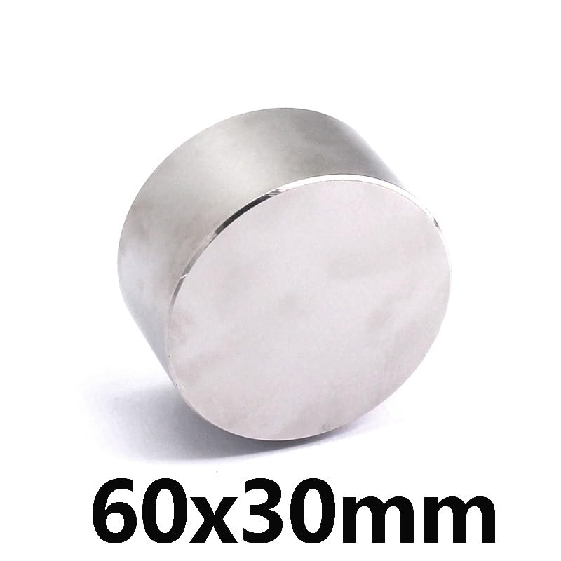 1/2pcs 60x30mm Big Round Super 60 * 30mm Magnetic Permanent Neodymium Magnet