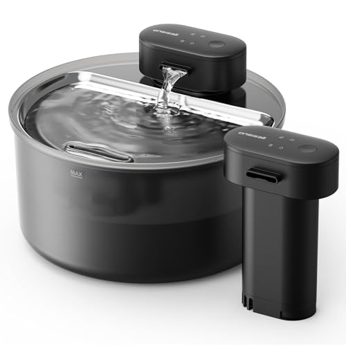Fuente de agua inalámbrica para gatos 3.2L
