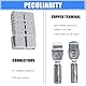 Shengbowi Forklift Battery Connector 2/0 AWG Gray 350A 600V Plug, Jumper Cable Plug Connect/Disconnect for Recovery Winch Towing Systems 2PCS