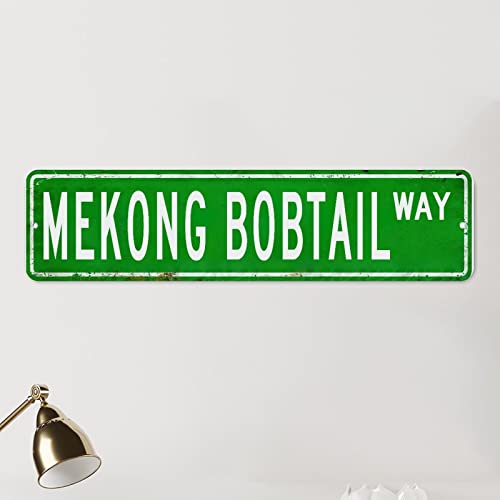 Mekong Bobtail plaque en métal le cadeau idéal pour propriétaire de chat passionné - 4