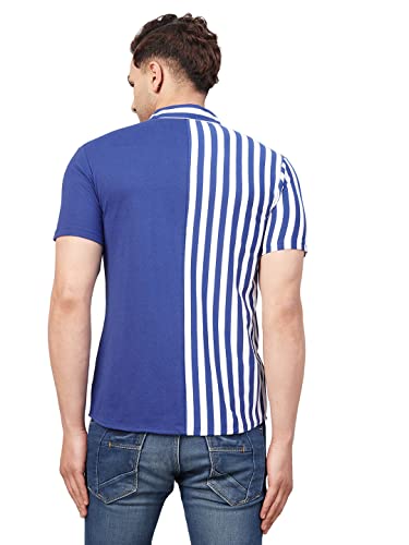 Image of GRITSTONES Men Stripe Cotton Blend Shirts