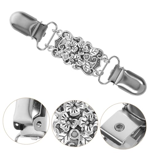 Ensemble 3pc de clips de châle en métal ciselé | Accessoires de mode
