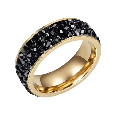 Myginie.in CZ Cuban Iced Out Golden Black Colour Ring For Unisex US 9 (B0BRWSK9VM) Amazon Price History, Amazon Price Tracker