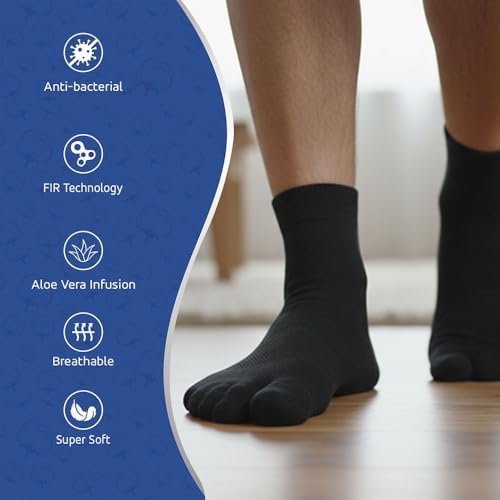 Image of Montac Diabetic Socks for Men & Women, Cotton Socks । Helps In Diabetic Neuropathy । Reduction Of Gangrene Chances । Increase Blood Circulation, Free Size