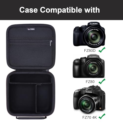 Funda para cámara Panasonic LUMIX, con correa y divisores miniatura 6