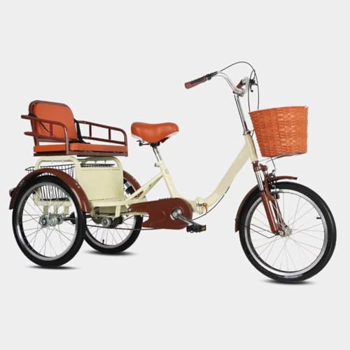 Triciclo Plegable 20 Pulgadas con Asiento Trasero miniatura 1