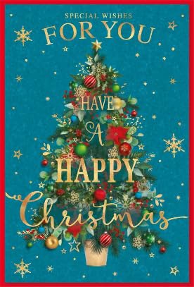 Luxury Christmas Card - Simon Elvin - Special Wishes for You
