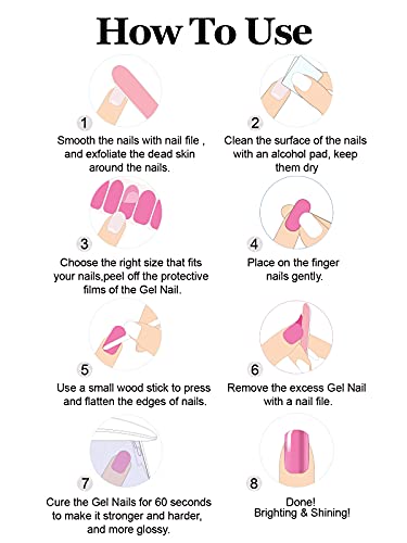 EBANKU Adesivi per Unghie Natalizie Strisce di