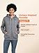 ORORO Heated Hoodie with Battery, Fleece Full-Zip Heated Sweatshirt Hoodie (Charger Not Included) (XL, Grey)