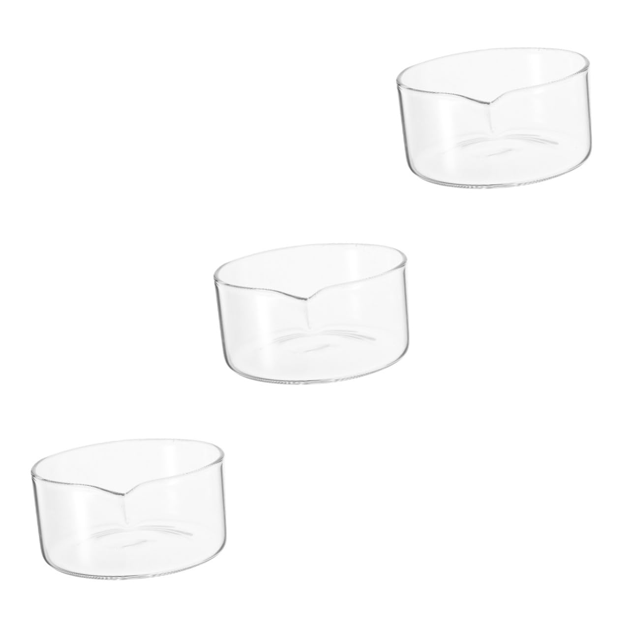 iplusmile 3pezzi Dish Per Cristallizzazione Con Beccuccio Strumento Per Laboratorio e Compatto Per Esperimenti Scientifici e Applicazioni Biologiche