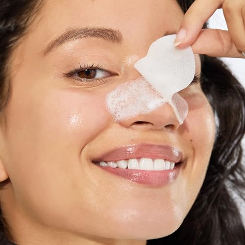 Mario Badescu 2-in-1 Deep Cleansing Pore Strip, Dual Action Foaming Cleanser and AHA Exfoliators Patches for Nose, Chin and Forehead, Removes Whiteheads, Blackheads and Sebum, 6 Pack - Thumbnail 3