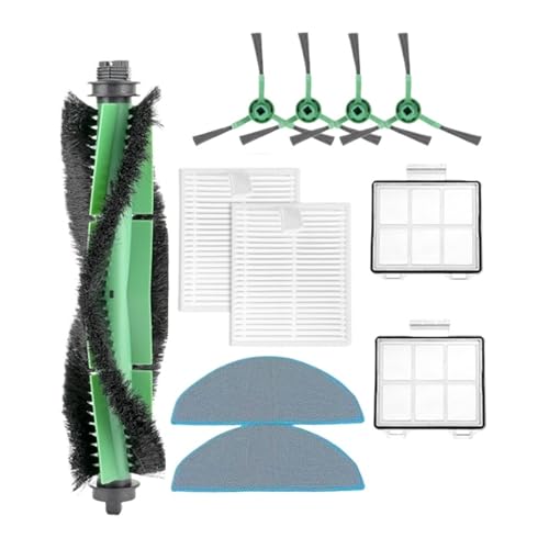 PEJVKCEJ Accesorios For Aspiradoras: Cepillo Lateral con Rodillo, Filtro Y Mopa, Compatibles con Irobot Roomba Combo Essential Robot Y0140 Y0112 Y0110 Q011 Q0120