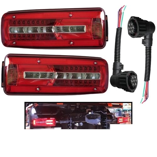 Luz trasera LED de 24V con conector izquierdo para camiones premium TGM 3