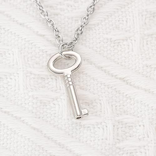 Lock and Key Necklace for Couples Matching Boyfriend and