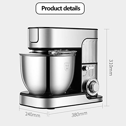 MOSHUO Desktop-Kochmaschine mit großer Kapazität, elektrischer Multifunktions-Haushaltsmixer, Schlagsahne, Edelstahl… – Bild 3