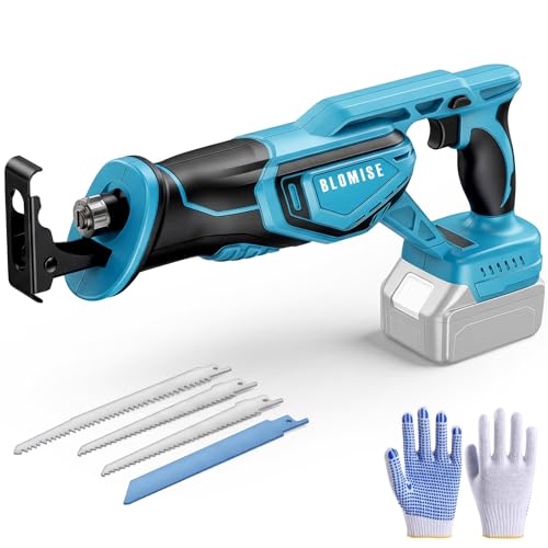Säbelsäge Akku für Makita LXT 18V Akku, elektrischer Fuchsschwanz, bürstenloser Motor, 3500 SPM, 22 mm Hub, CVT stufenlos, Einhandbedienung, werkzeugloser Blattwechsel, rutschfester Griff