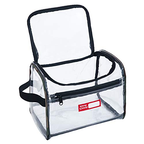 Rough Enough Transparent Large Clear Toiletry Bag Cosmetic Travel Makeup Organizer Wash Bag
