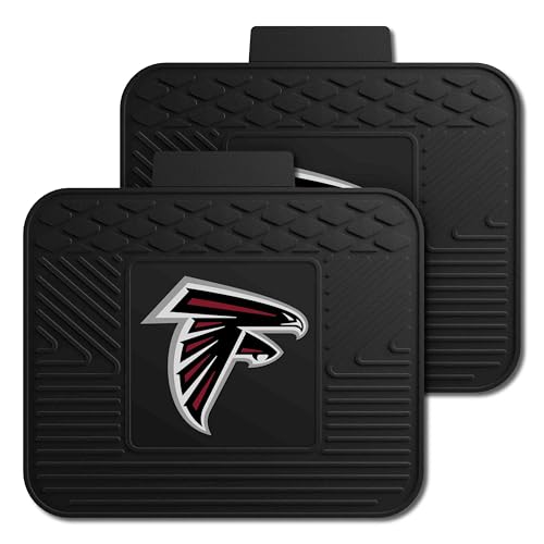 FANMATS NFL - Atlanta Falcons 2 Rear Seat Utility Mats | Black | 14