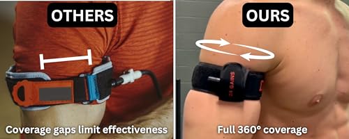 Image of Inflatable BFR Bands, Blood Flow Restriction Bands for Occlusion Training, Muscle Growth & Strength, Weight Lifting (Full Set)