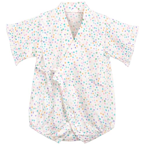 Image of PAUBOLI Baby Kimono Onesie Cotton Infant Sakura Japanese Pajamas