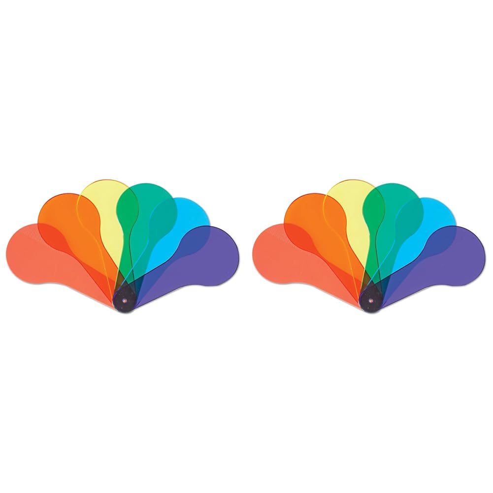 Learning Resources Colour Paddles (Pack of 2): Educational Colour Paddles for Preschool/Early Education (Ages 3+), Kid, Unisex
