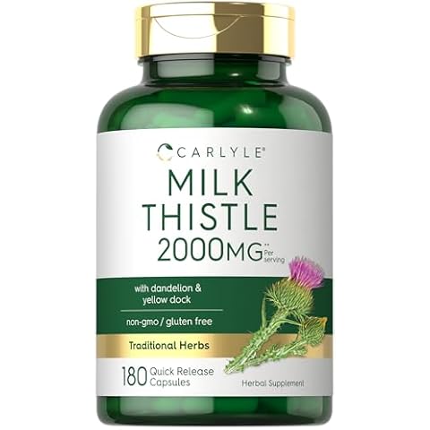 Carlyle Milk Thistle 2000mg Capsules Cover