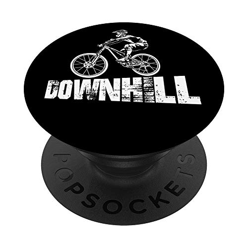Downhill MTB Mountainbike DH Biker Gelände Fahrrad Bike PopSockets PopGrip: Ausziehbarer Sockel und Griff für Handys/Tablets mit Tauschbarem Top