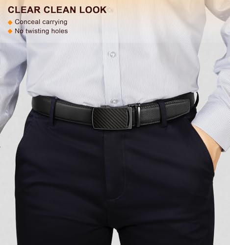 Image of BULLIANT Men Belt Customizing-Ratchet Belts Strap Buckle Individual For Repalcement or Self-Assembling 1 3 /8 inch-Cut for Fit