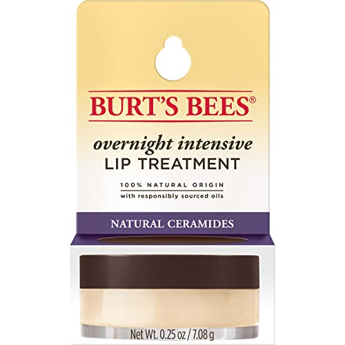 Burt's Bees Lip Care Easter Basket Stuffers, Moisturizing Overnight Intensive Treatment Spring Gift, For All Day Hydration, Ultra Conditioning Moisturizer, 0.25 Ounce (Packaging May Vary) #TOP25