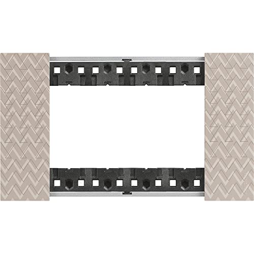 Plaque 4 modules Living Now effet Pixel optique pour interrupteur - 2