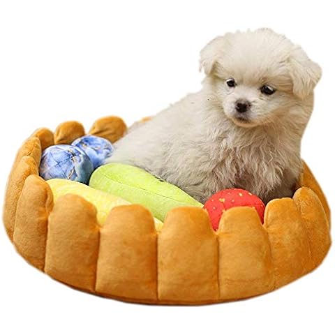 S-Lifeeling Plush Pet Cushion Bed for Cats and Dogs Cover