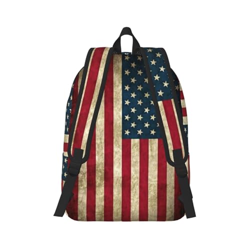 Sac à dos d'extérieur imprimé drapeau américain pour le week-end