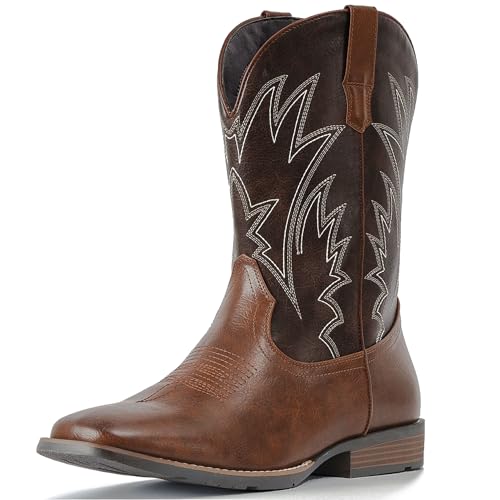 IUV Men's Square Toe Pull-On Boots