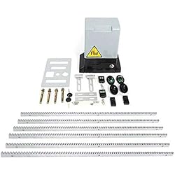 Operador de portón deslizante Abridor de portón Drive Controles remotos 550W 1200KG + 6 bastidores