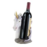 Unicorn Mane Wrapped Wine Bottle Holder 5.5x6x9.75'