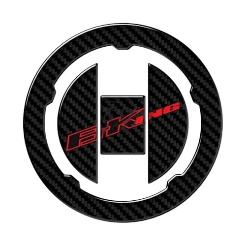 Protection Réservoir Moto Suzuki B-King Autocollant Bouchon Essence GSX1300 BK Carbone