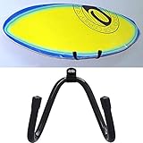 Pmsanzay Surfboard Wall Mount Rack, for Ski and Snowboard Storage Rack, Wakeboard Wall Rack Display Mount, Skateboard Wall Hangers Holder - No More Than 20LB (10KG) - W/Hardware - Black