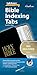 Tabbies Mini Gold-Edged Bible Indexing Tabs, Old & New Testament, 80 Tabs Including 64 Books & 16 Re