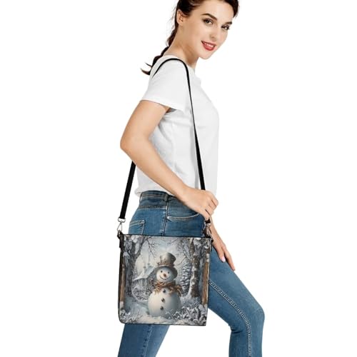 Image of HUGS IDEA Hoho Bag for Women Crossbody Purse Leather Handbags Laides Shoulder Bags