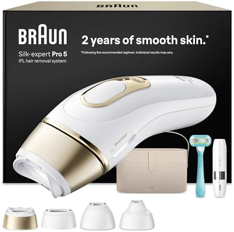 Braun Depiladora Luz Pulsada Silk·expert Pro 5, IPL, Depilación L...