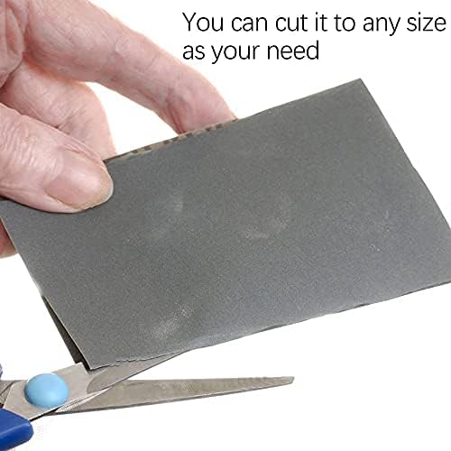Lamondre 30 Pcs Wet and Dry Sandpaper, Assorted 1000, 2000, 3000 Grits Abrasive Paper Sheets 9 x 3.6 Inches for Automotive Sanding, Wood Furniture Finishing, Wood Turning Finishing