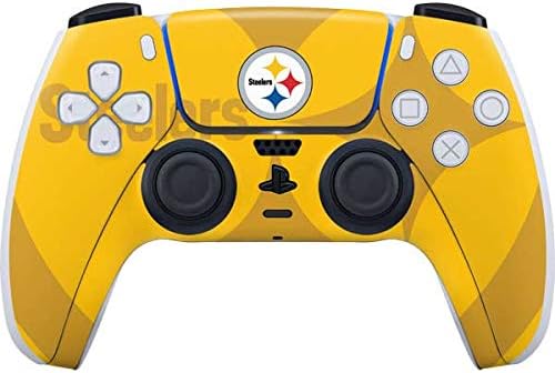 Skinit Decal Gaming Skin Compatible with PS5 Controller - Officially Licensed NFL Pittsburgh Steelers Design