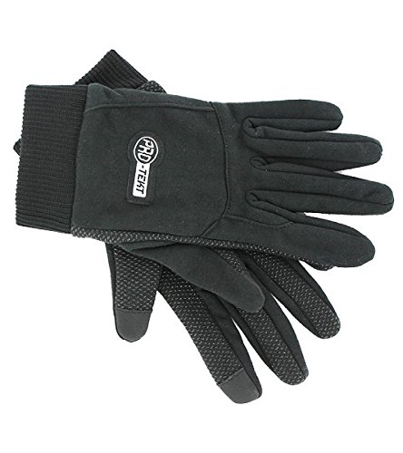 A PAIR OF PRO TEKT WINTER GOLF GLOVES. BLACK. LADIES SIZE SMALL.