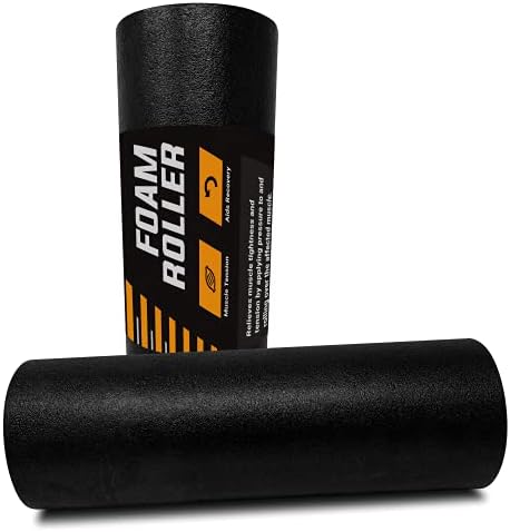 We R Fitness Foam Roller 90 cm long For Fitness & Muscle Massage Deep Tissue Trigger-Point Therapy. Relieves Tension, Aches & Pains in Back & Body - Yoga, Pilates, Stretching & Home Workouts