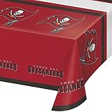 Trendware Tampa Bay Buccaneers Plastic Tablecloths, 3 ct