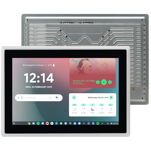 Image of 8-Inch Touchscreen Monitor,Ratio 16:10 Embedded Industiral Touch Screen Tablet with IP65 Front,WiFi & BT,Android 11 RAM 4G & ROM 32G Suitable for kiosks /Automation /ATM