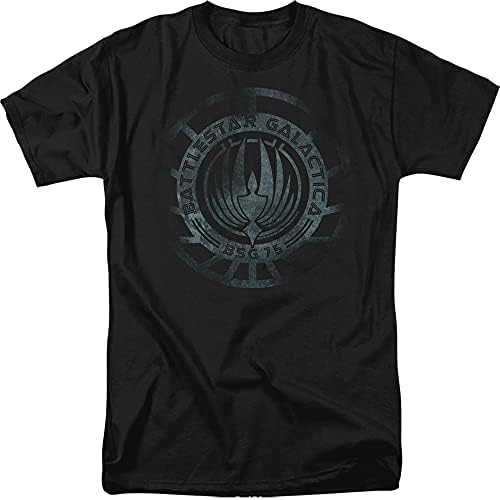 Battlestar Galactica (New) Faded Emblem Mens Short Sleeve Shirt