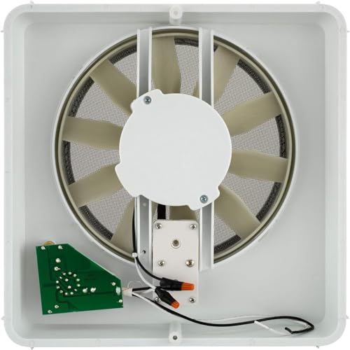 HENG’S INDUSTRIES Vortex II RV Camper Trailer Fan Replacement Kit | 12V | White | 3-Speeds | 9-Inch Blades | 90046-CR - Thumbnail 2